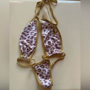 Exotic Dancewear Thong Bodysuit size M